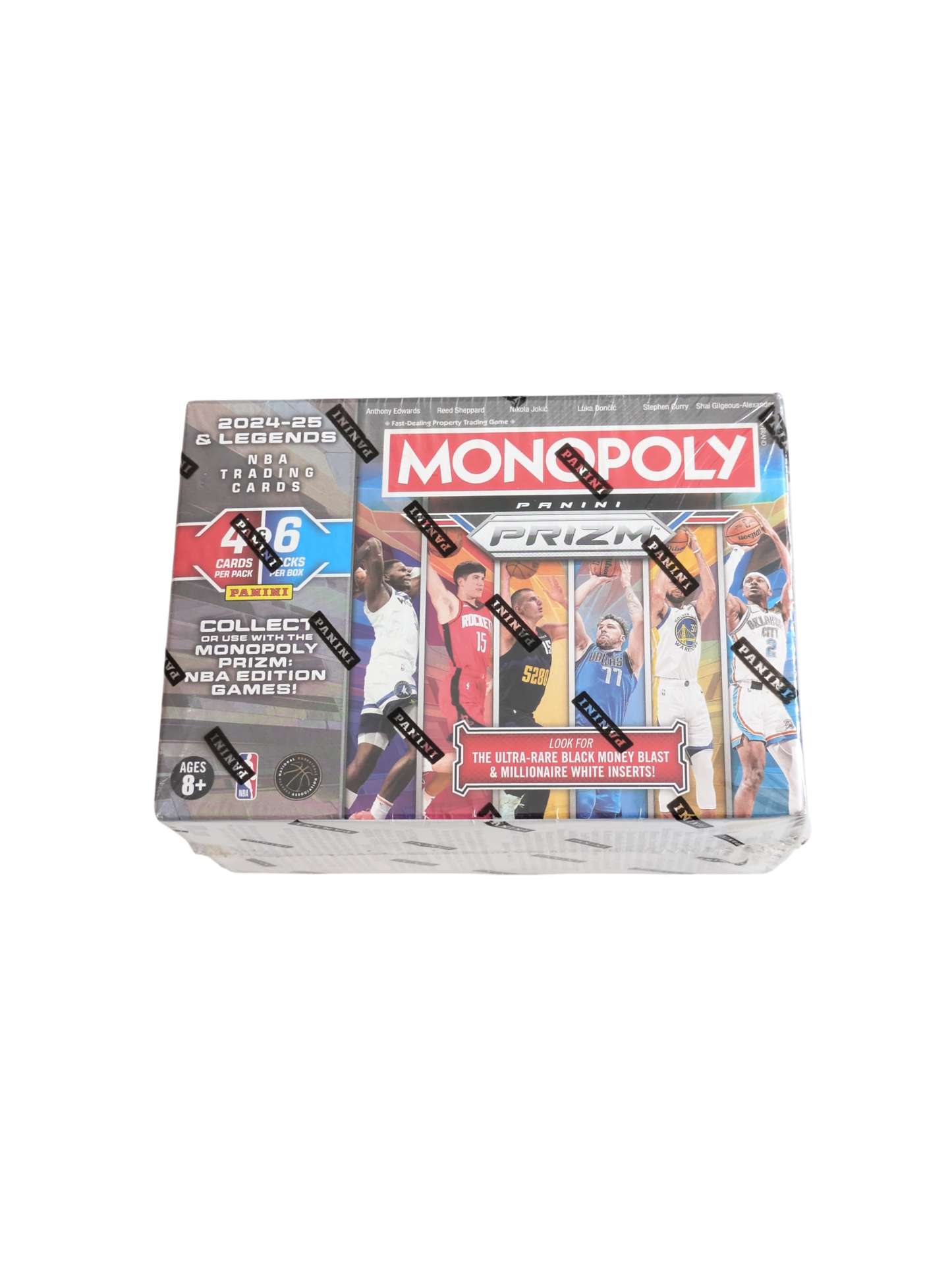 2025 Panini Prizm NBA Monopoly Basketball Grey Blaster Box