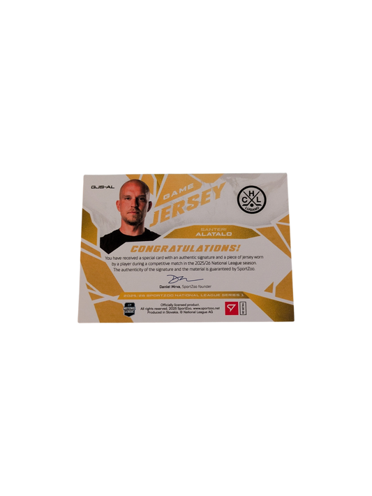 2026 SportZoo National League Series 1 HC Lugano Alatalo Santeri 18/30 Auto card