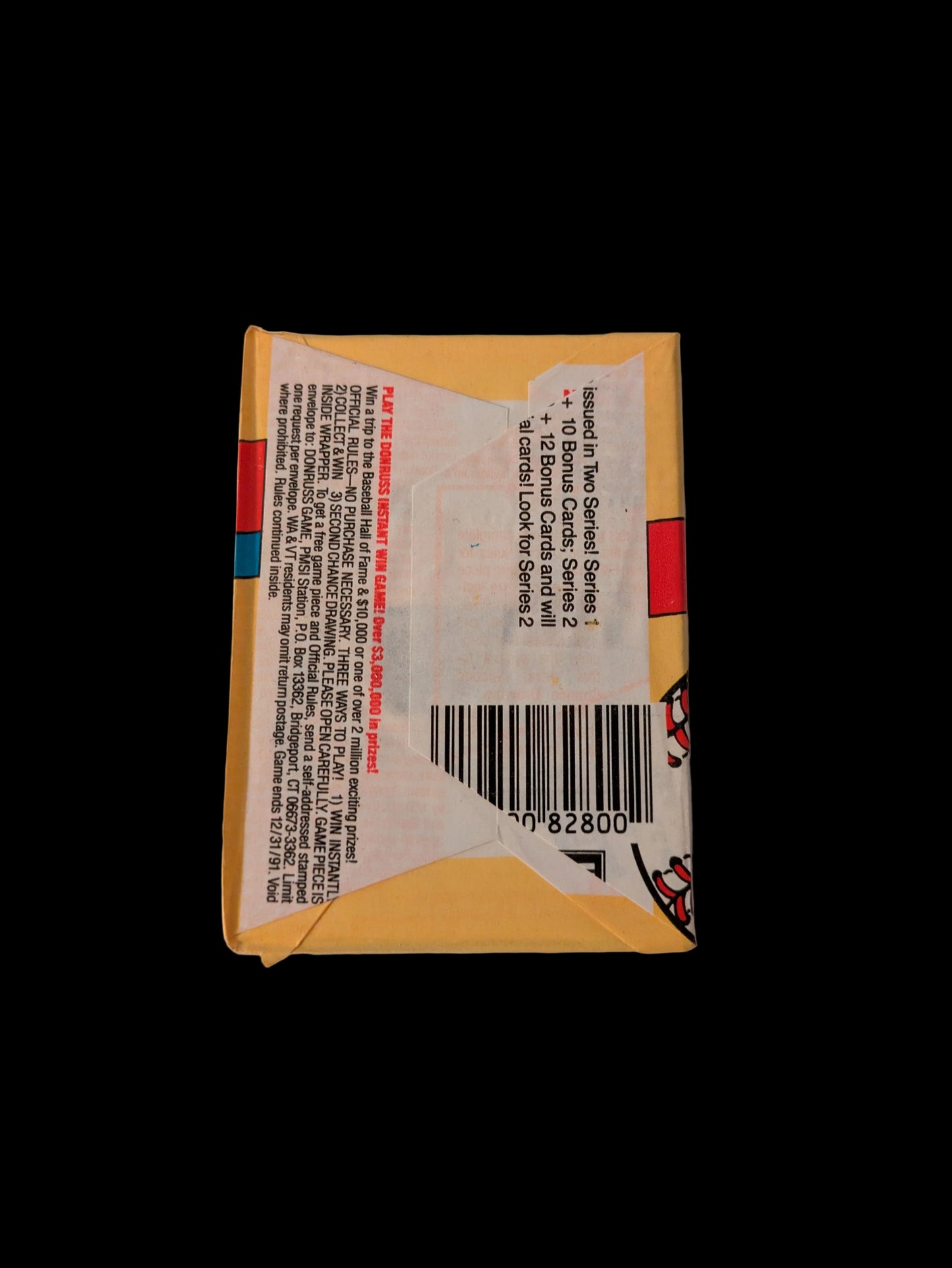 1991 Donruss MLB Baseball Puzzle & Cards Series 1 Pack