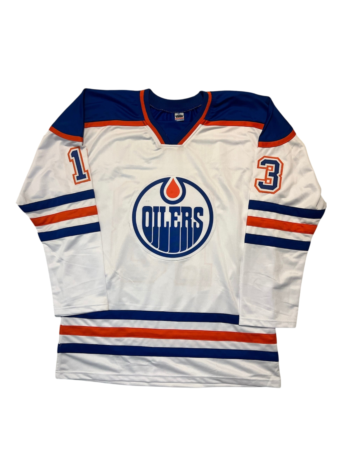 Edmonton Oilers Ken Linseman NHL signed Jersey