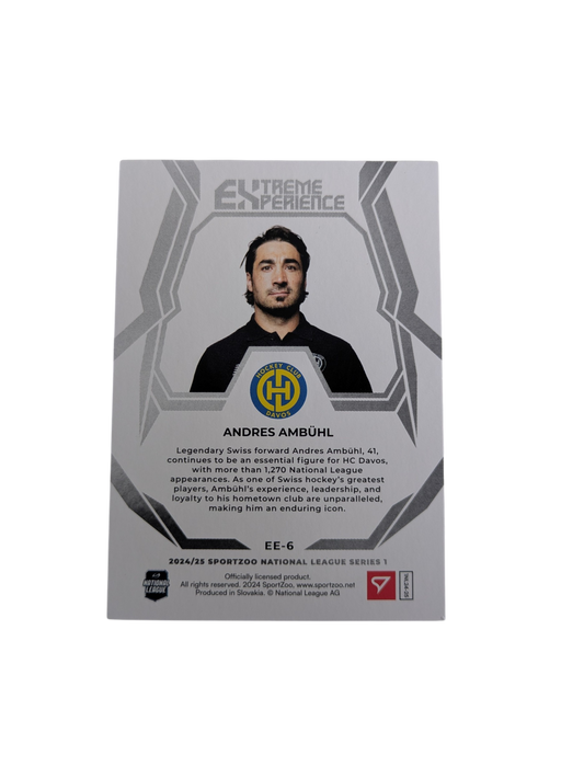 2024 SportZoo National League Series 1 HC Davos Andres Ambuhl Extreme Experience card