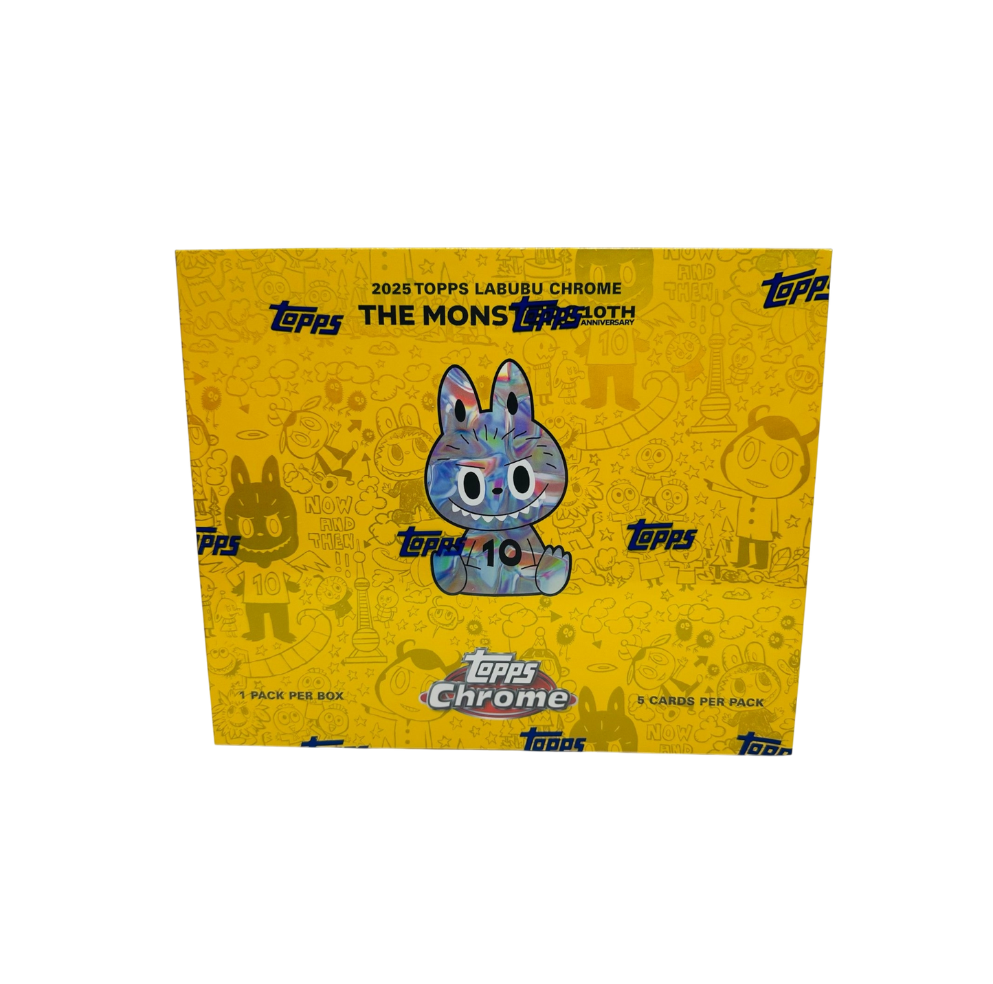 2025 Topps Chrome Labubu 10th Anniversary Hobby Box