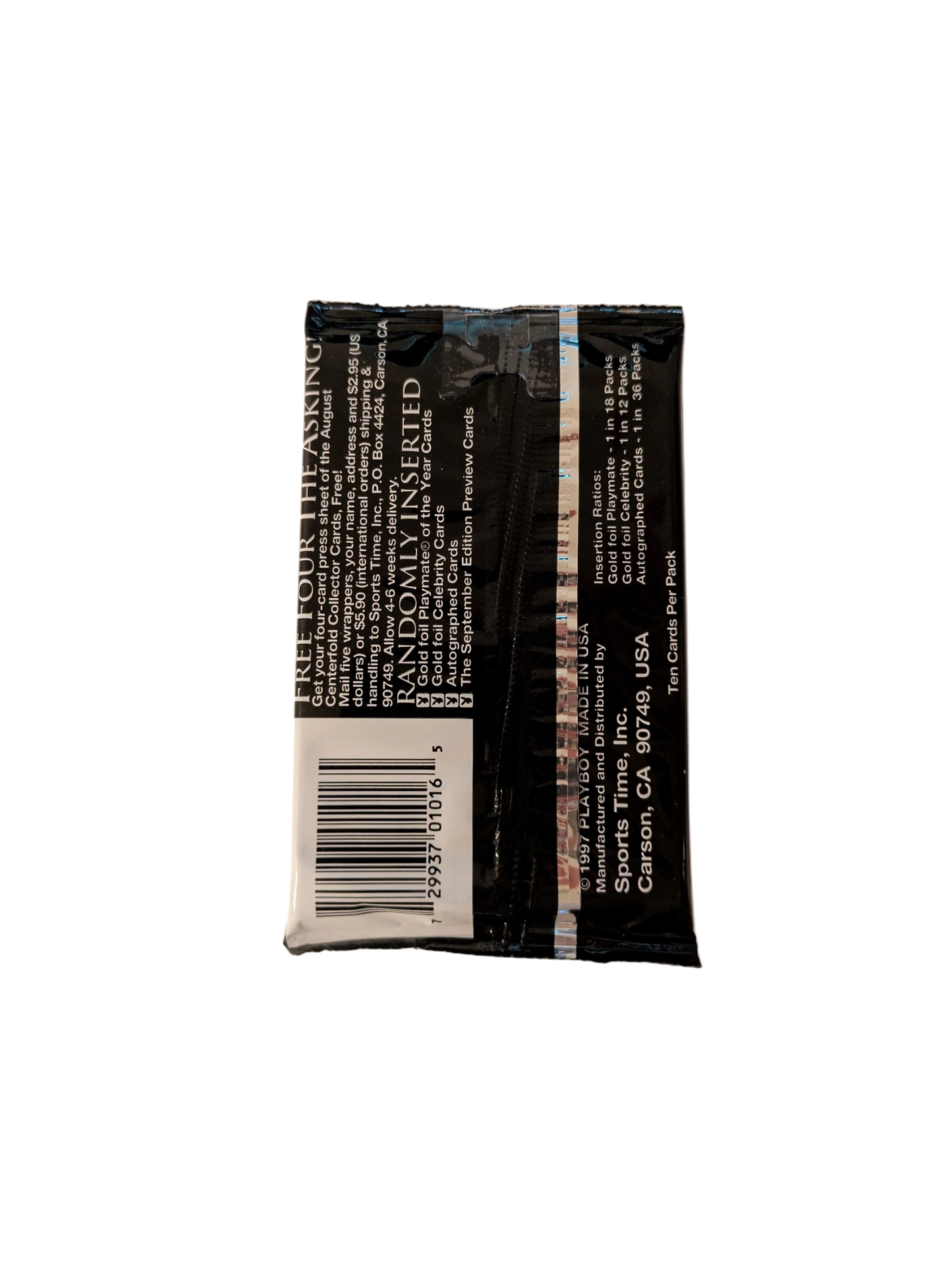 1997 Playboy Centerfold Collector Cards Pack - August Edition