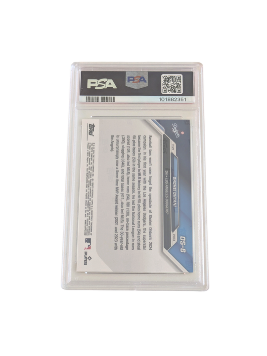 2024 Topps Now Shohei Ohtani MVP PSA Card