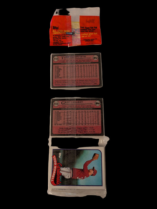 1990 Topps MLB Baseball Picture Cards Value Pack