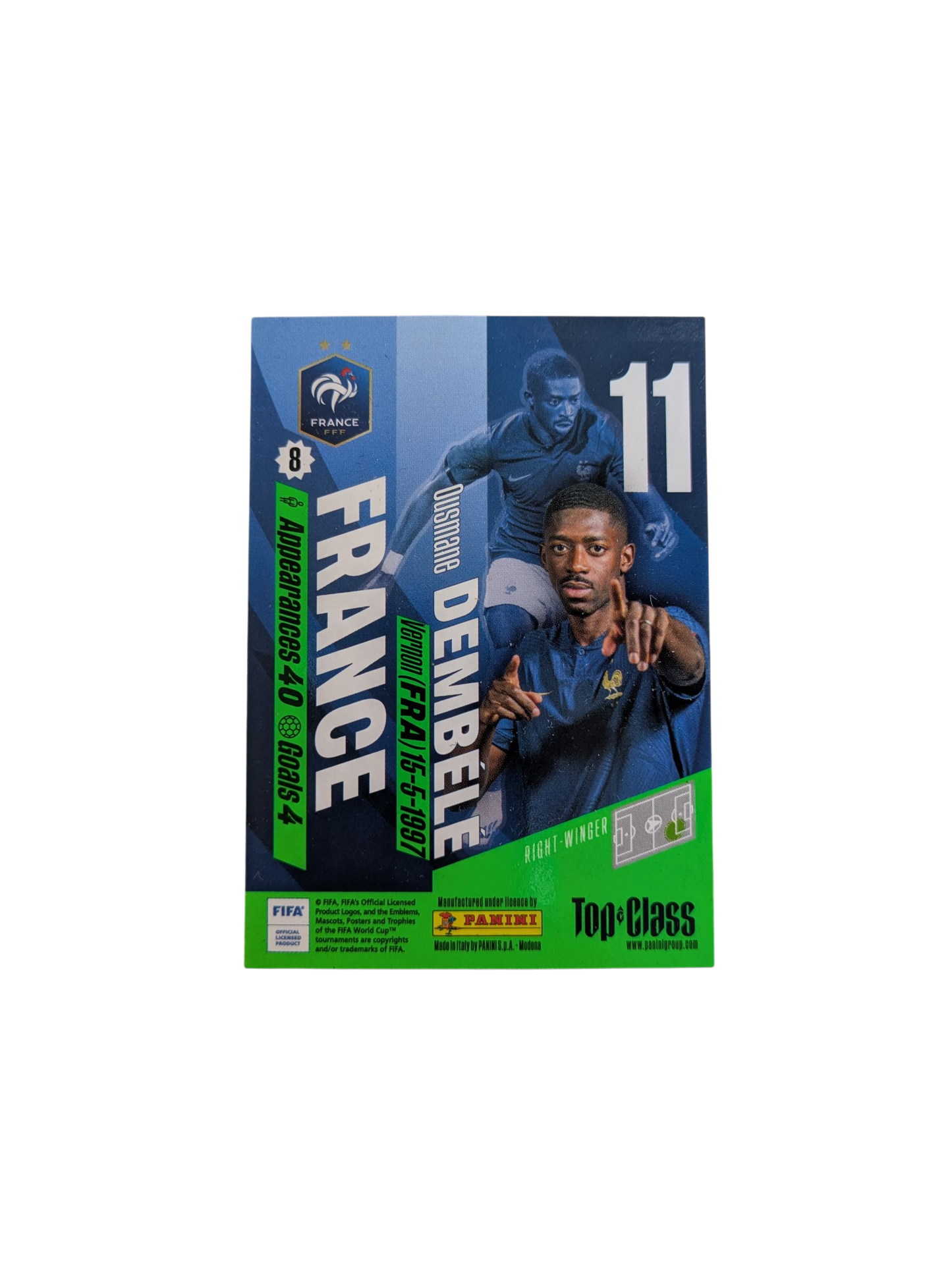 Panini Top Class France Ousmane Dembele #91 Card