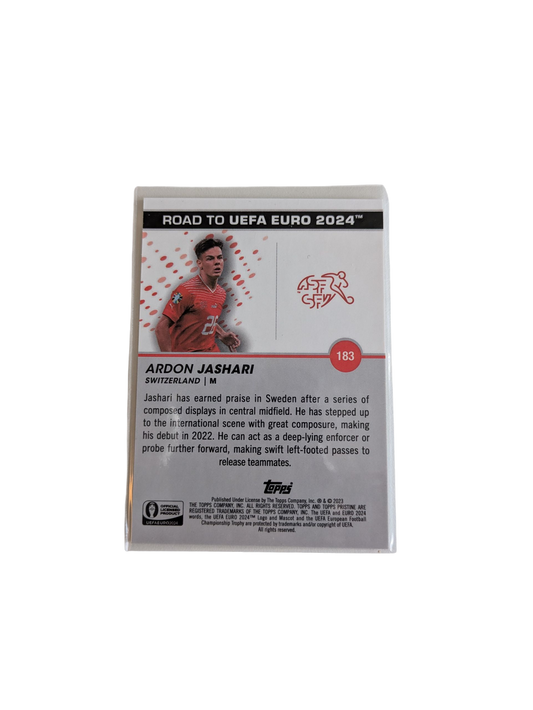 2024 Topps Switzerland National Debut Ardon Jashari 19/50 Card