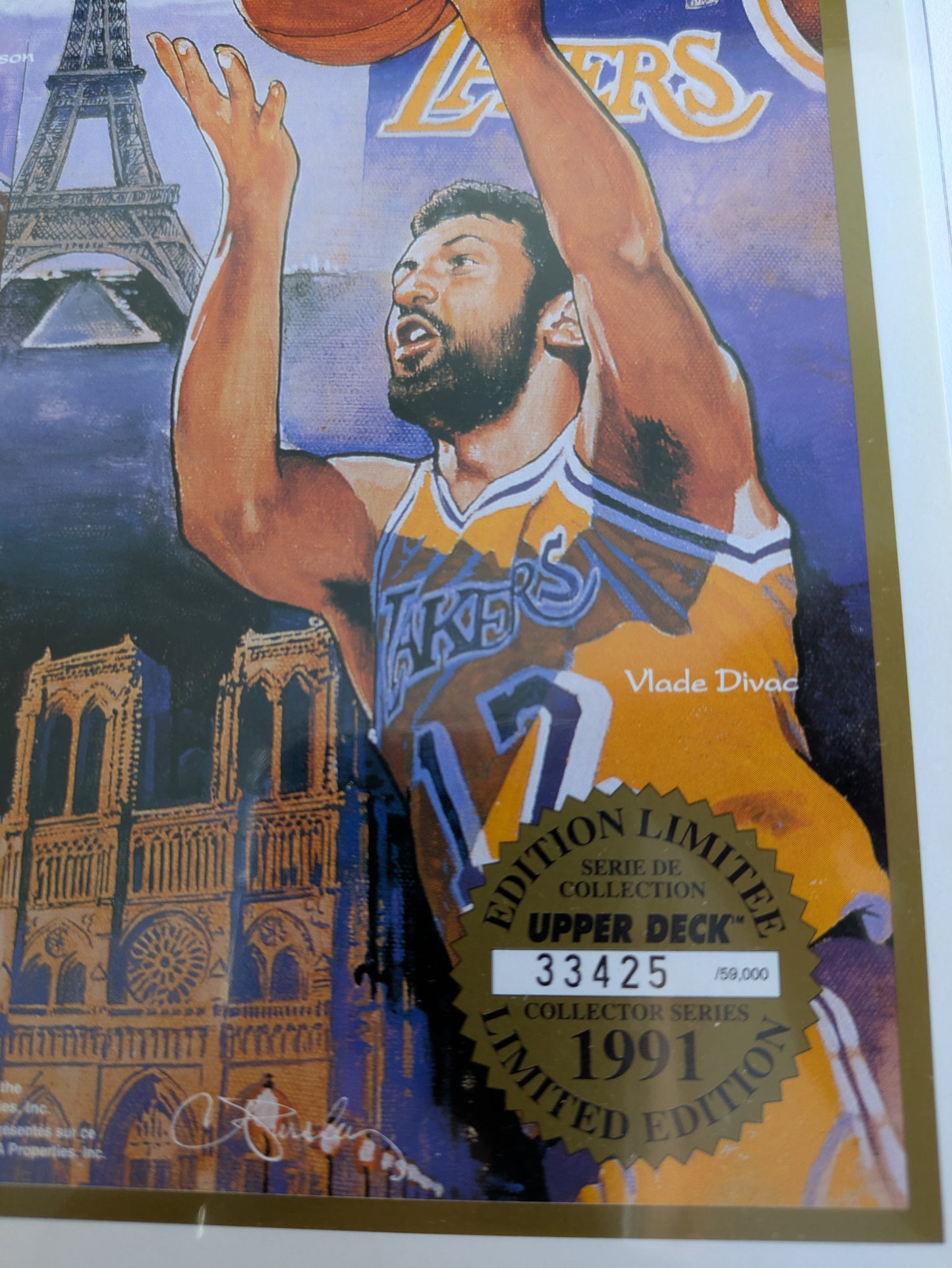 1991 Upper Deck McDonald's Open Paris 91 - 11 x cards + 1 Limited Edition Poster (/59000)