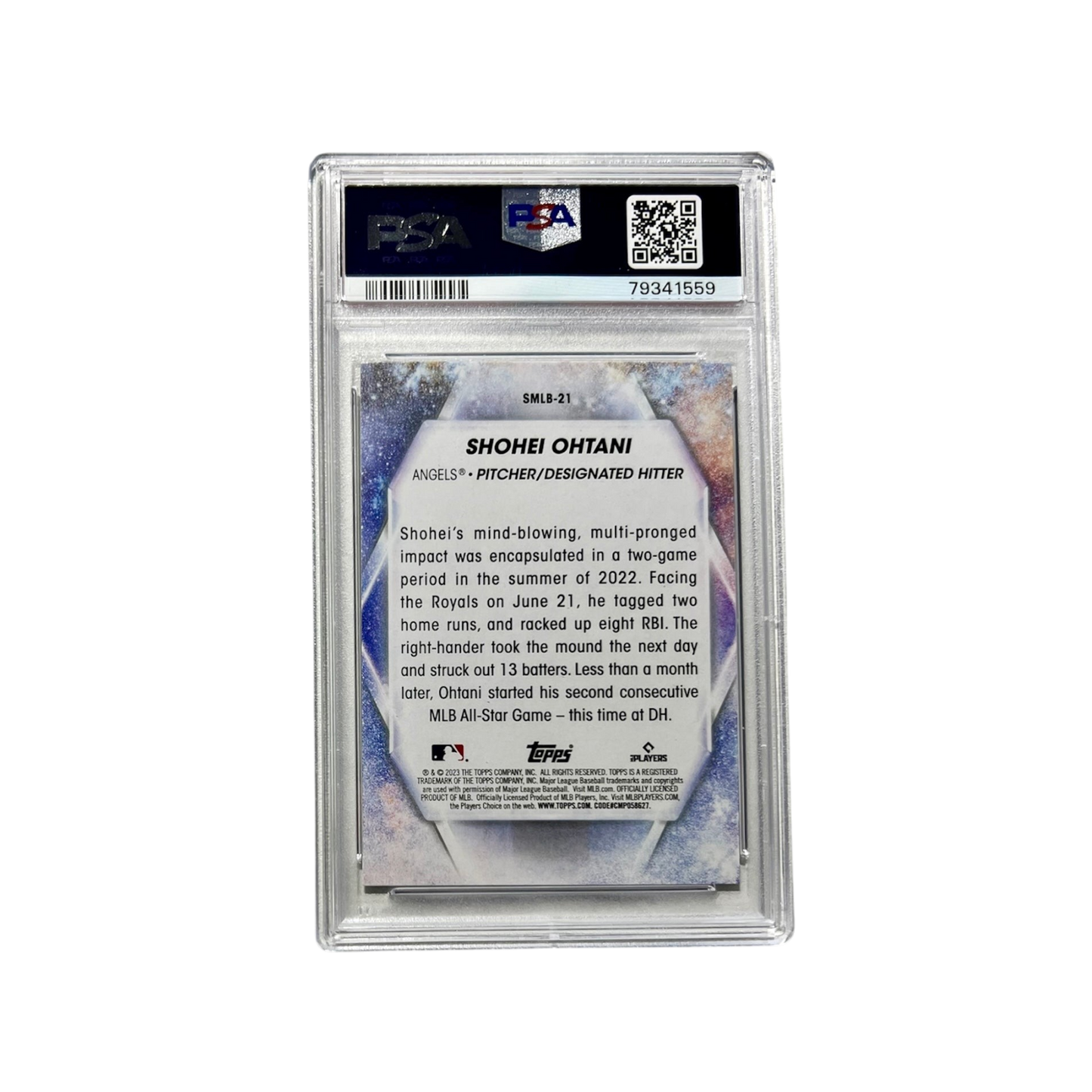2023 Topps Shohei Ohtani Stars of the MLB PSA Card