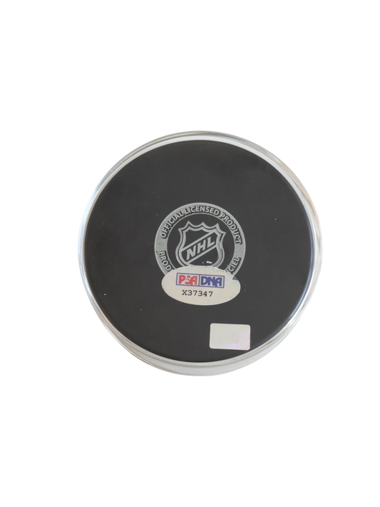 San Jose Sharks Mirco Mueller signed NHL Puck