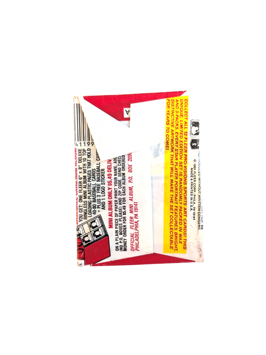 1991 Fleer Pro Visions MLB Baseball Pack