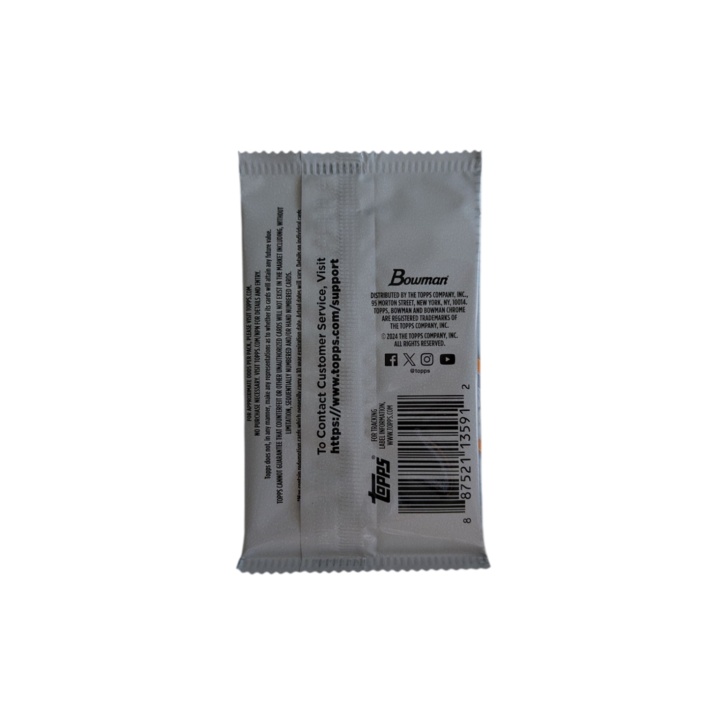 2024 Topps Bowman U Chrome Basketball Blaster 2 x Pack Bundle