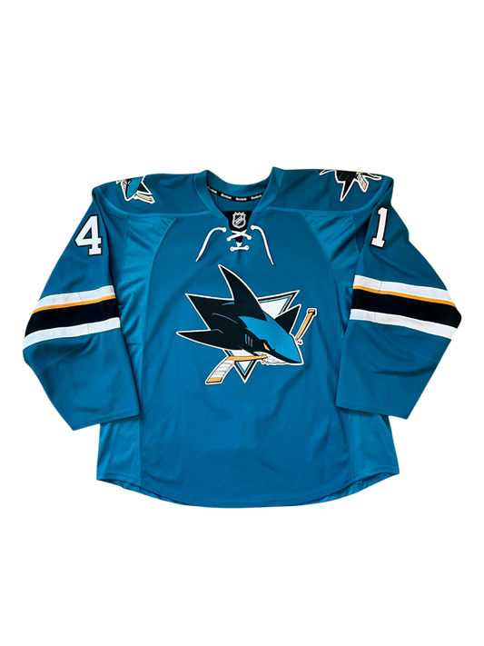 San Jose Sharks Mirco Mueller NHL signed Jersey