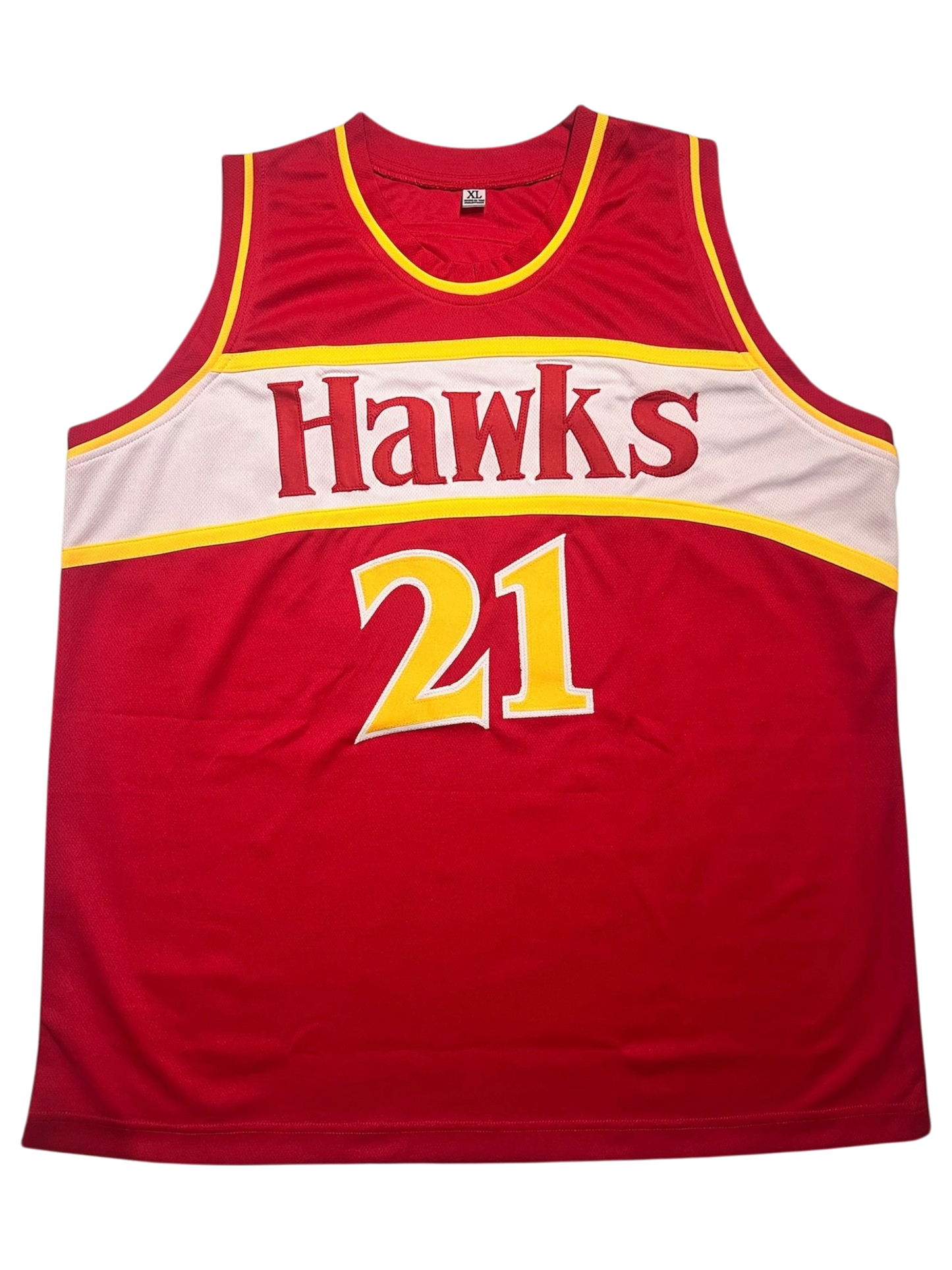 Atlanta Hawks Dominique Wilkins NBA signed Custom Jersey