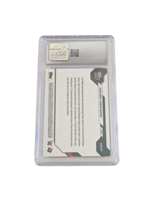 2026 Topps Now World Baseball Classic John Cena Shohei Ohtani CGC 9 Card