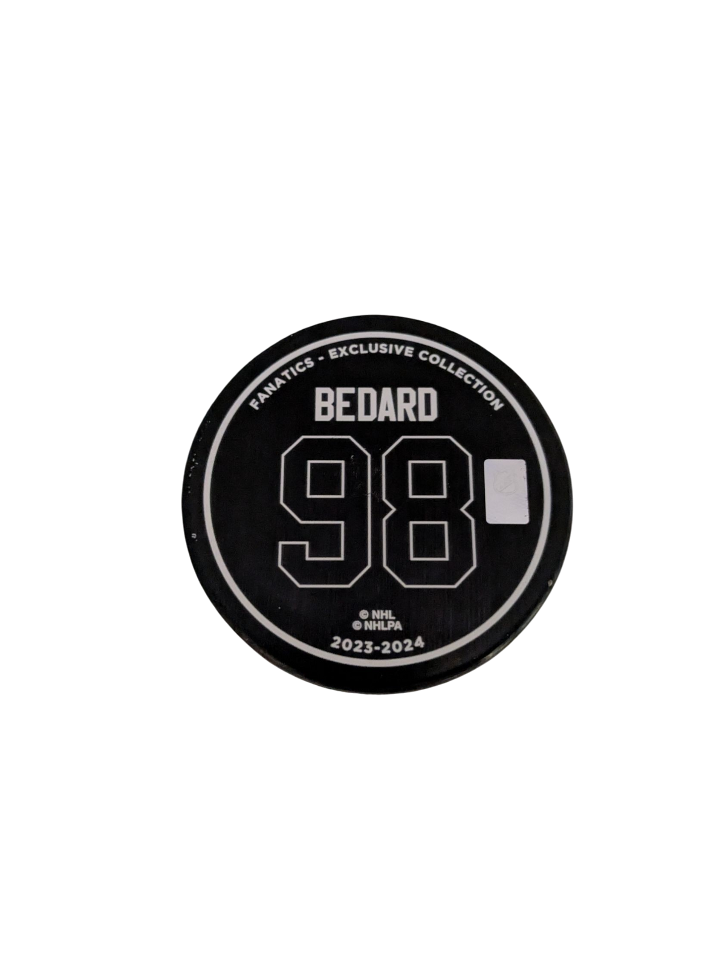 Chicago Blackhawks Connor Bedard NHL First Goal Puck /980