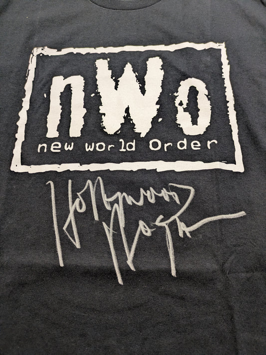 Hulk Hogan Hollywood Autographed NWO T-Shirt