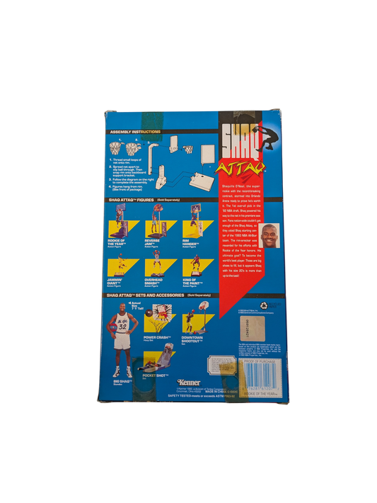 1993 Kenner Shaq Attaq Orlando Magic Shaquille O'Neal ROY Action Figure