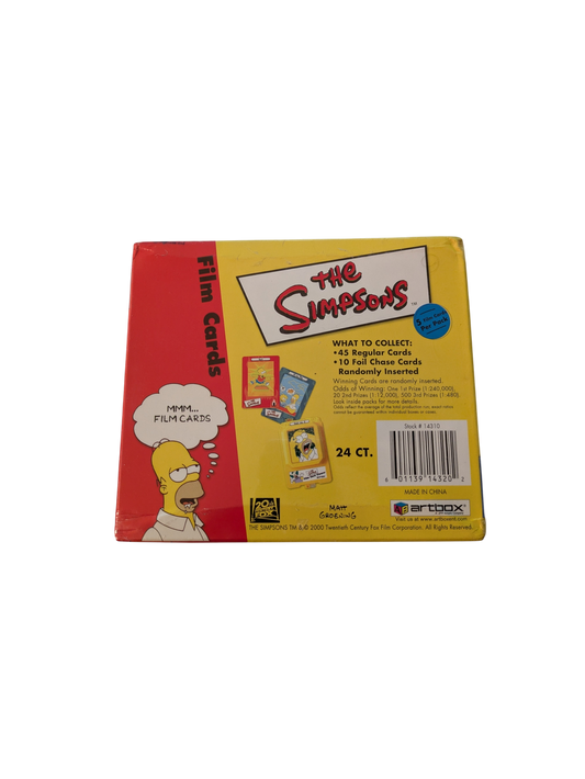 2000 Artbox The Simpsons Film Cards Box