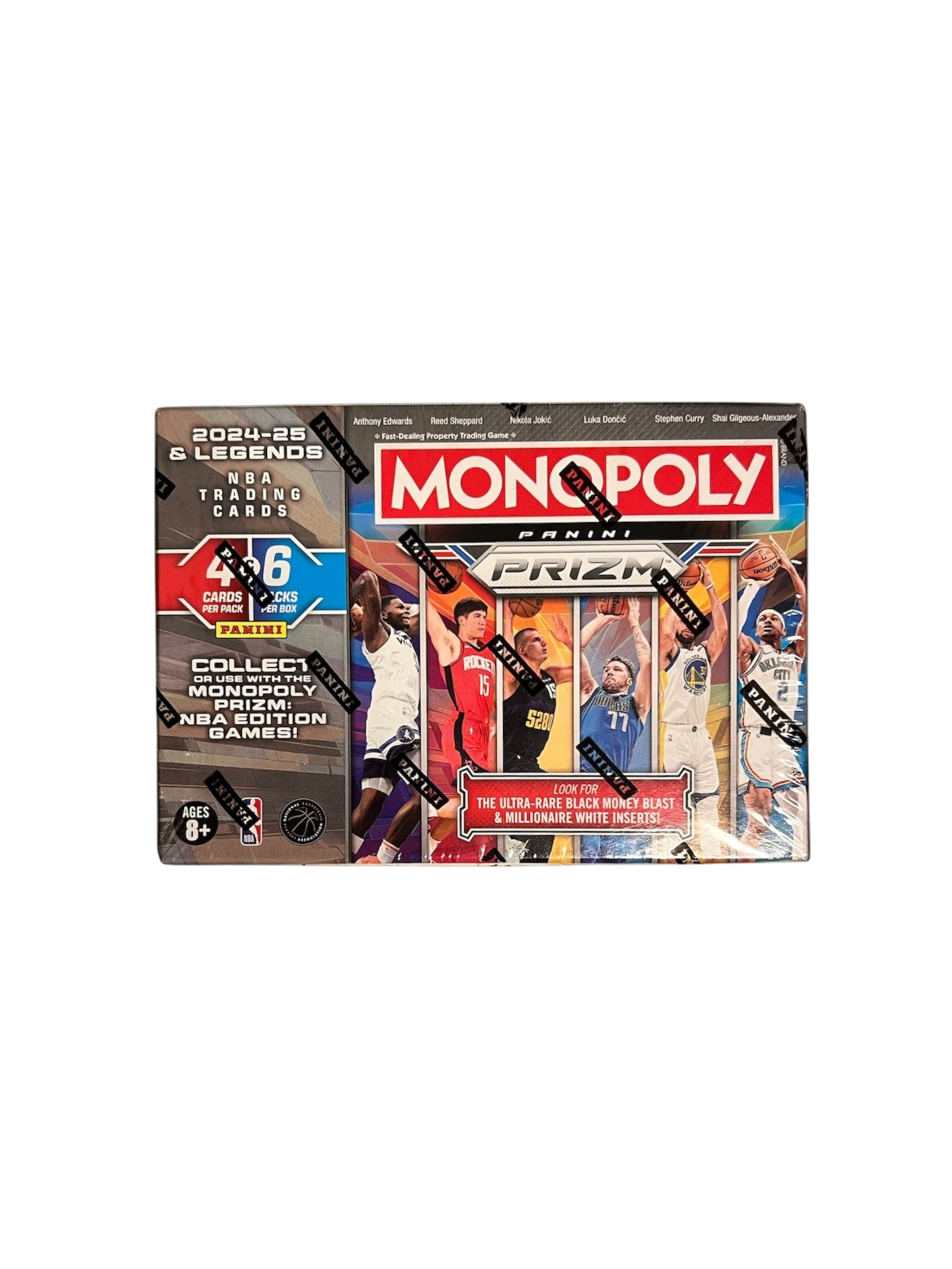 2025 Panini Prizm NBA Monopoly Basketball Blaster Box