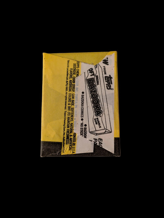 1983 Topps Star Wars Return of the Jedi - Luke Skywalker Cover Pack