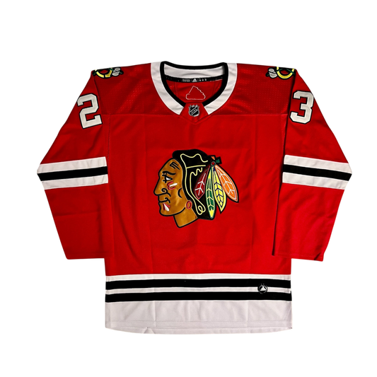 Chicago Blackhawks Philipp Kurashev NHL signed Jersey