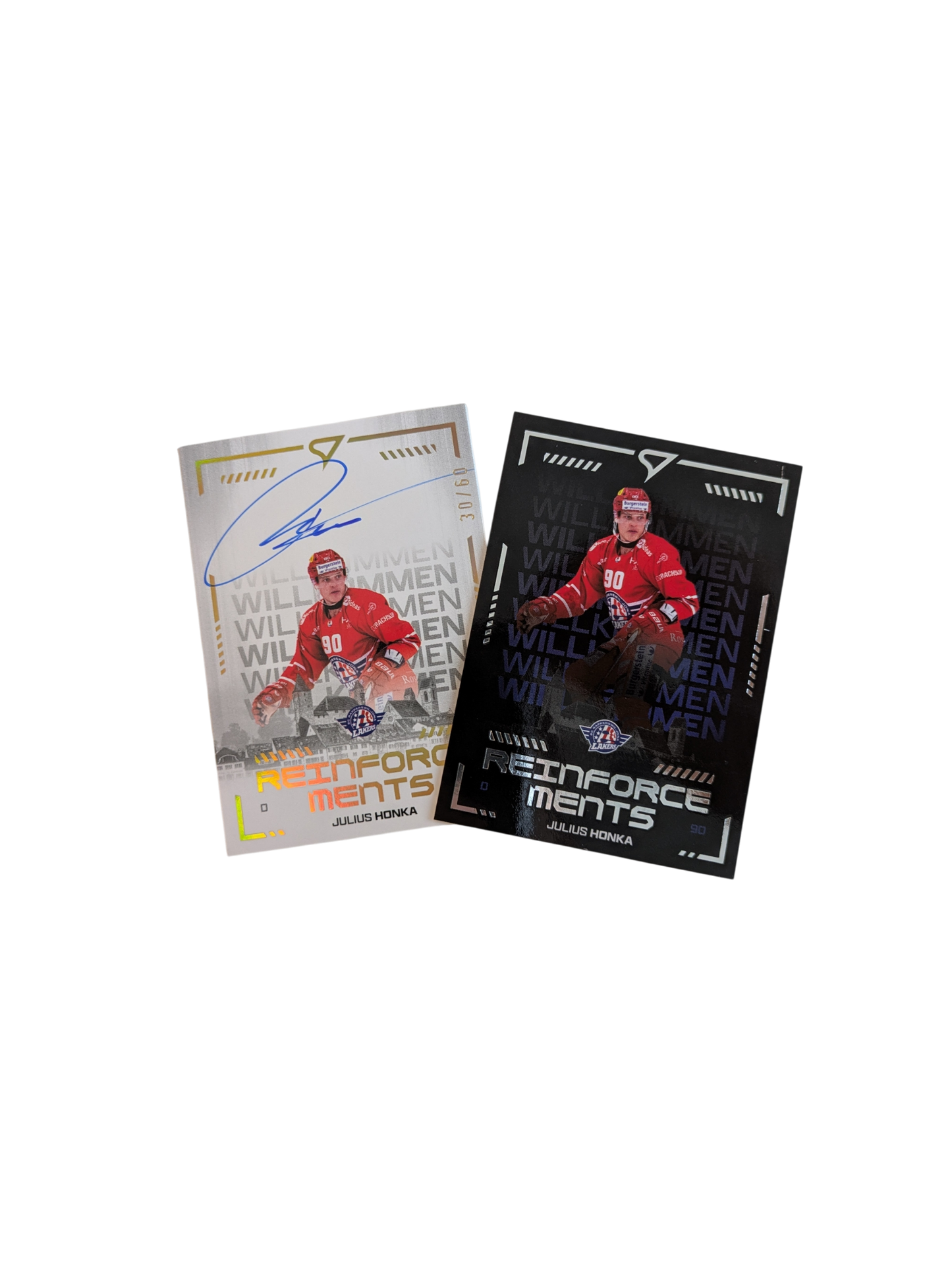 2026 SportZoo National League Reinforcements Rapperswil Julius Honka Base + 30/60 Auto card