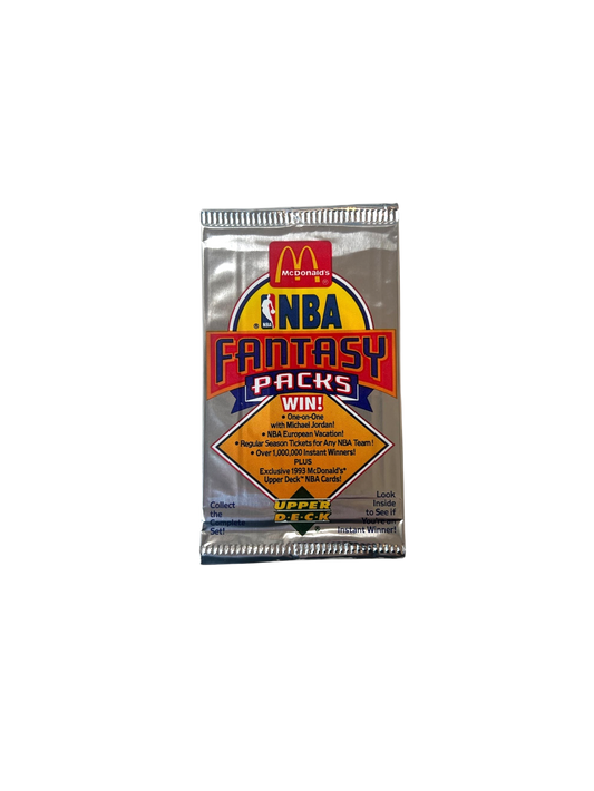 1992 Upper Deck NBA McDonald's Fantasy 10 x Pack Bundle