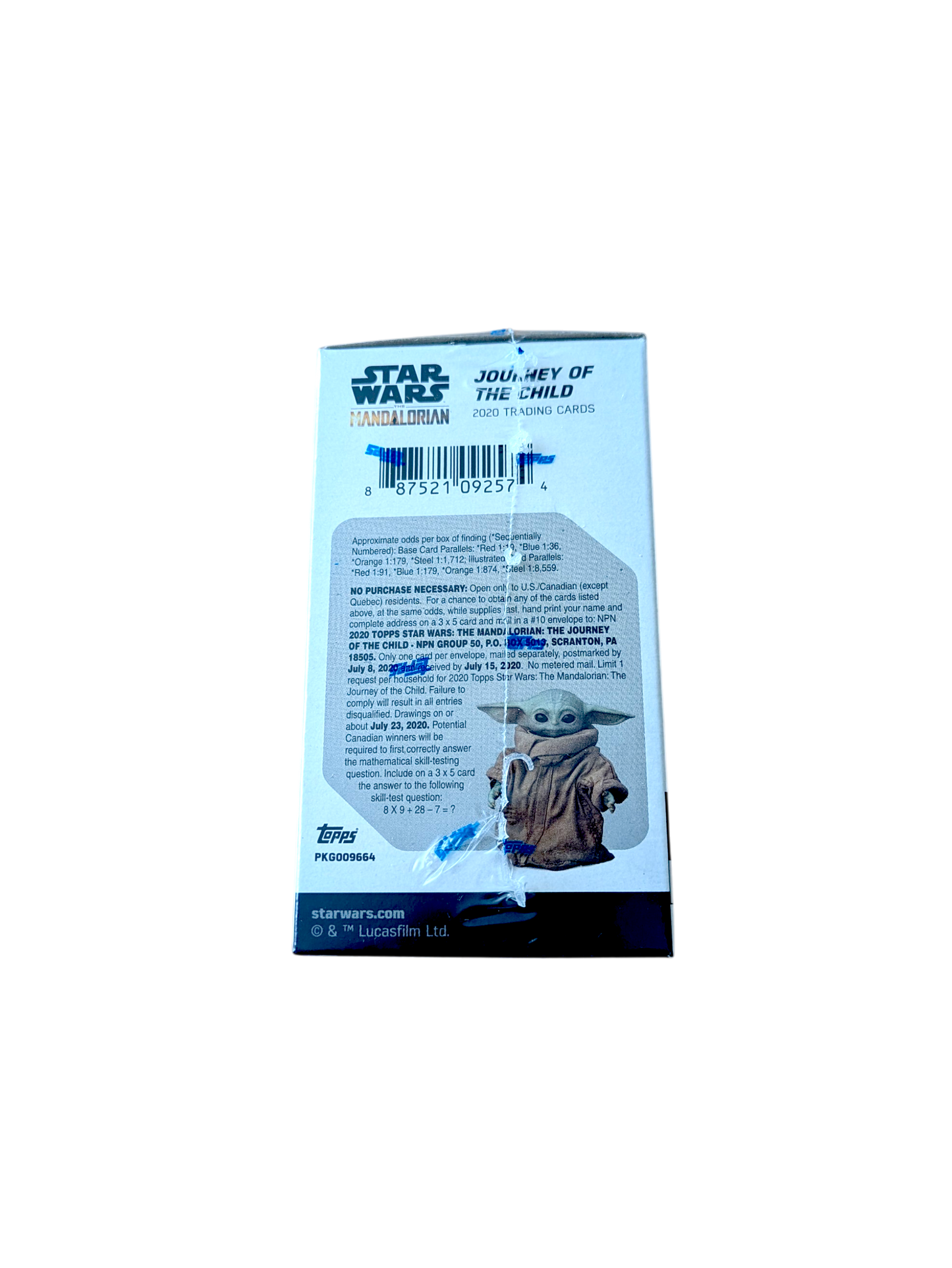 2020 Topps Star Wars The Mandalorian Journey of the Child Blaster Box