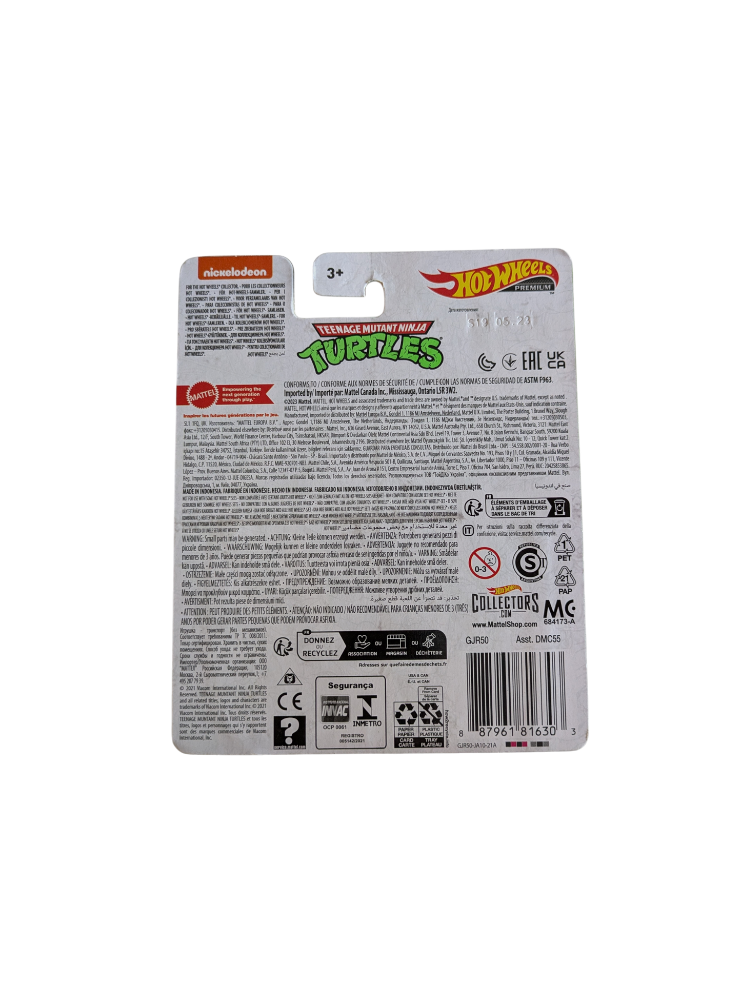 2023 Mattel Hot Wheels Ninja Turtles Party Wagon Car Model