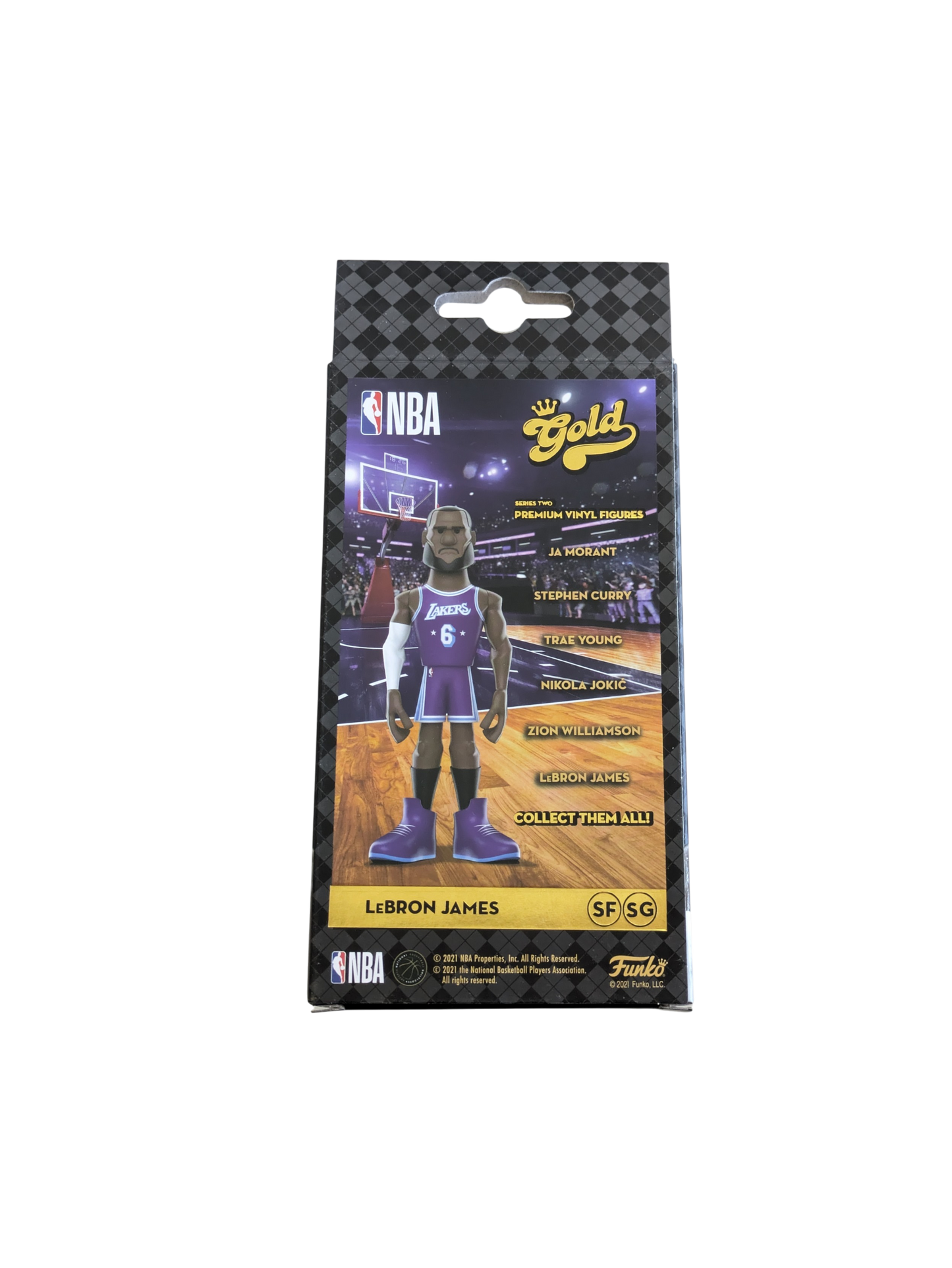 Funko Pop NBA LeBron James Purple Jersey Vinyl Action Figure