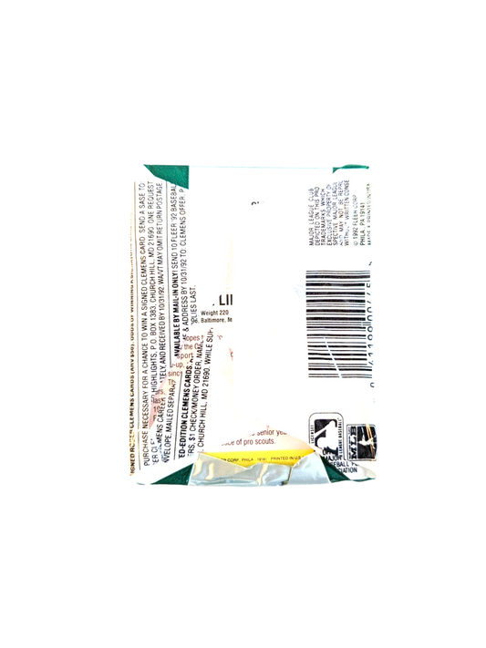 1992 Fleer All Stars MLB Baseball Pack