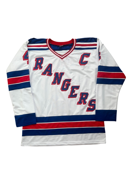 New York Rangers Ron Greschner NHL Signed Custom Jersey