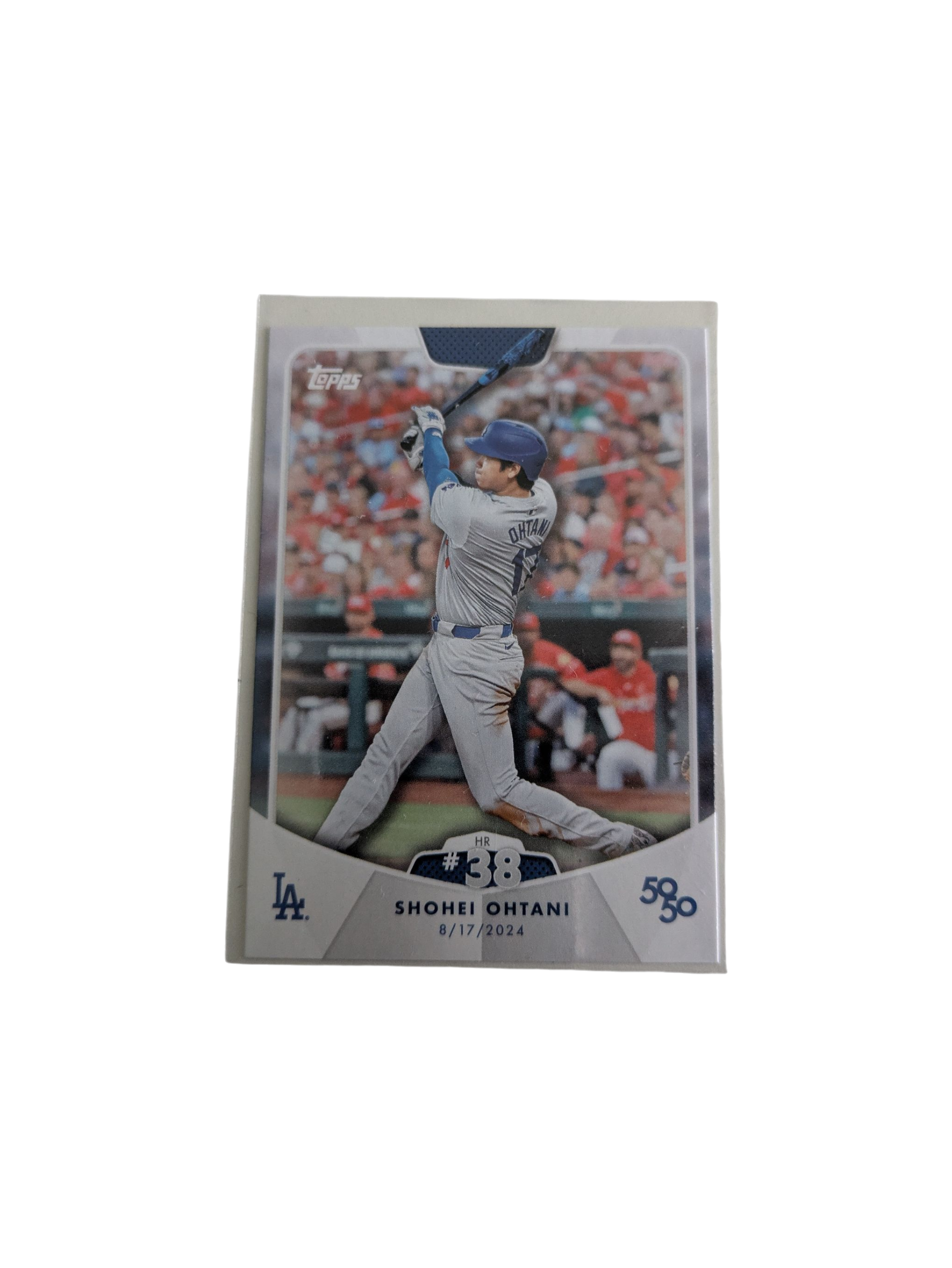 2024 Topps Los Angeles Dodgers Shohei Ohtani 50/50 HR #38 Card