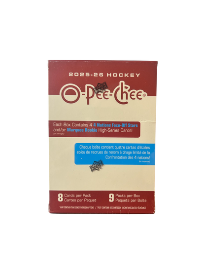 2025-26 Upper Deck O-Pee-Chee Hockey Blaster Box