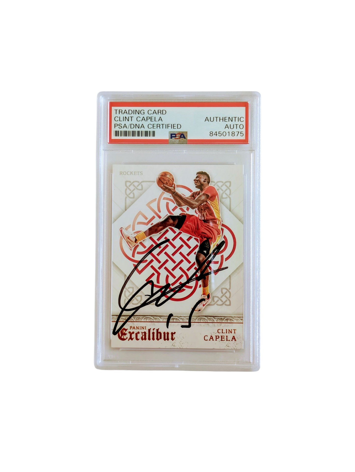 2015 Panini Excalibur Clint Capela PSA/DNA Certified Authentic PSA Auto Card