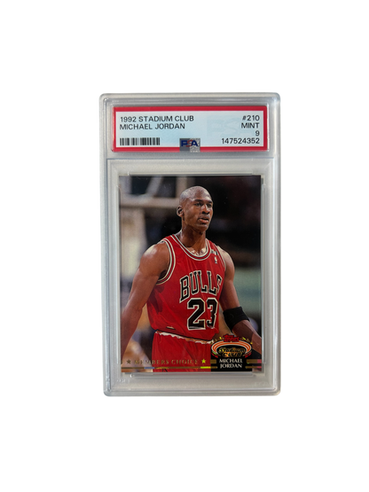 1992 Topps Stadium Club Michael Jordan PSA Card