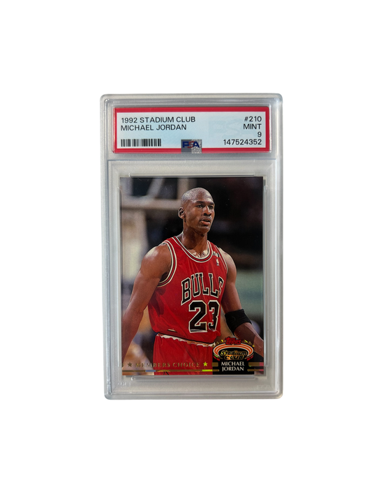 1992 Topps Stadium Club Michael Jordan PSA Card