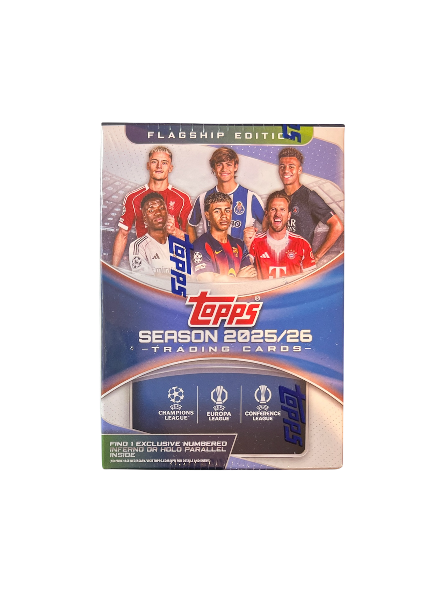 2025-26 Topps UEFA Club Competitions Flagship Football Soccer Blaster Box