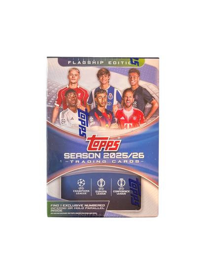 2025-26 Topps UEFA Club Competitions Flagship Football Soccer Blaster Box
