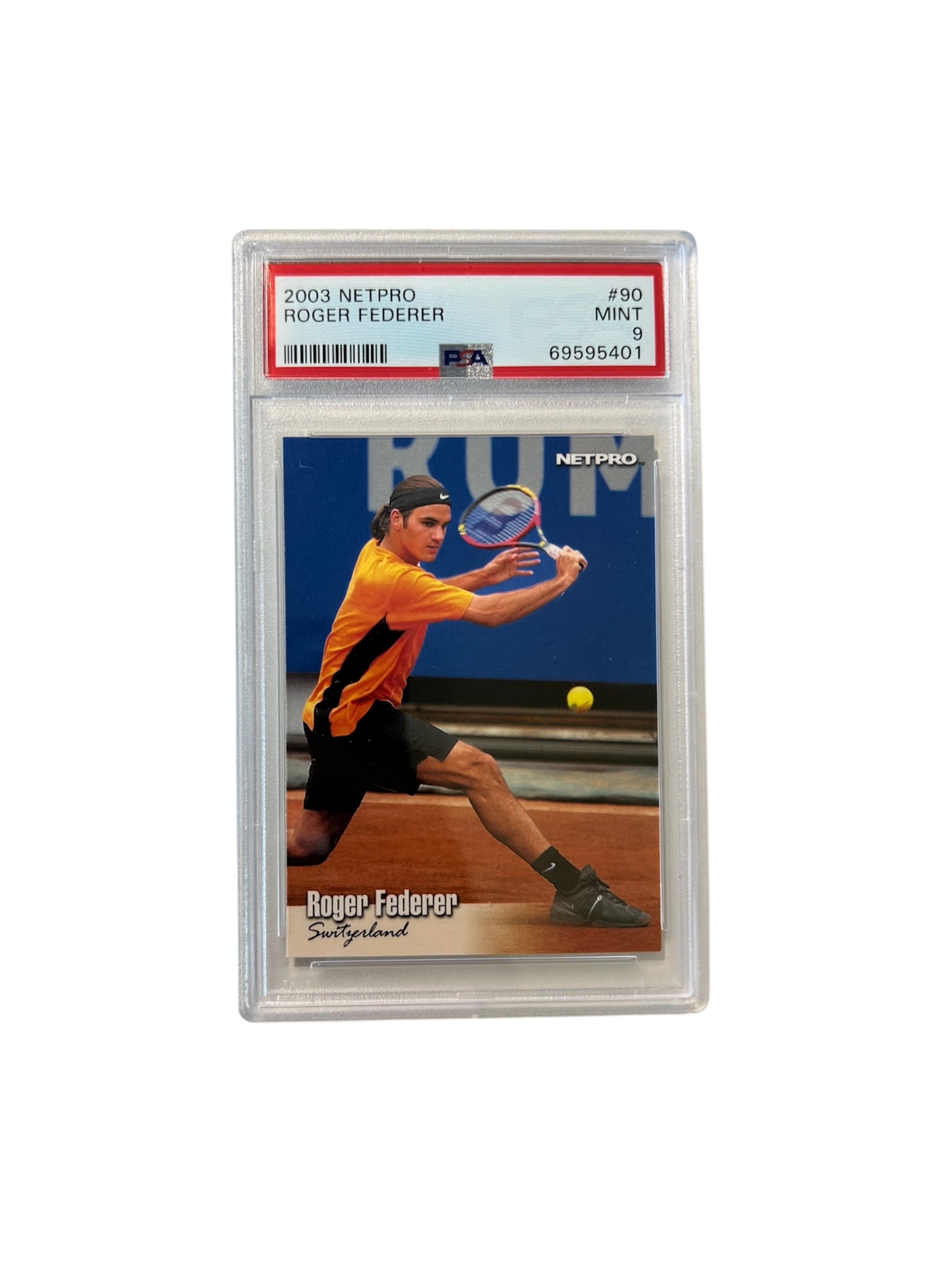 2003 NetPro Elite Roger Federer PSA Card