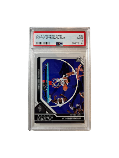 2023 Panini Instant Victor Wembanyama Rookie PSA Card