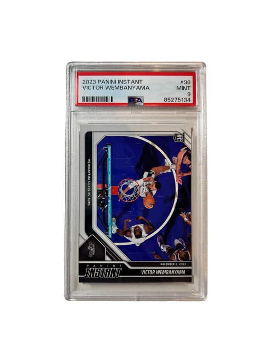 2023 Panini Instant Victor Wembanyama Rookie PSA Card