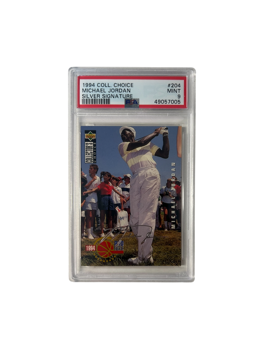 1994 Upper Deck Collector's Choice Michael Jordan SILVER SIGNATURE PSA Card
