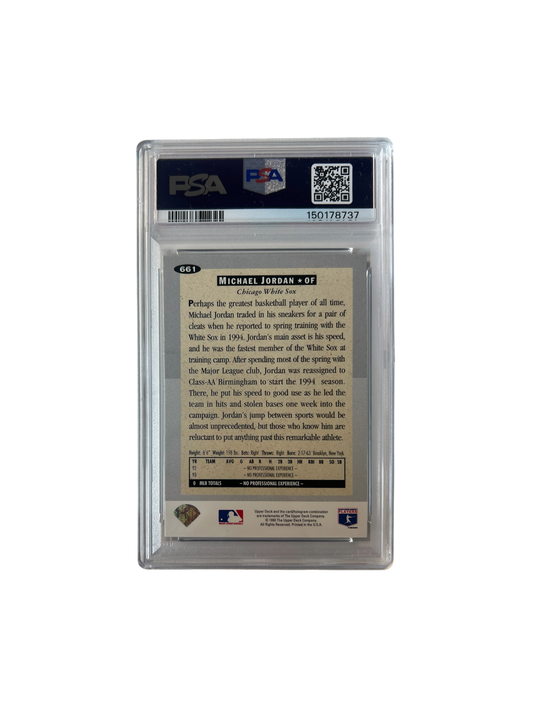 1994 Upper Deck Collector's Choice Michael Jordan SILVER SIGNATURE PSA Card