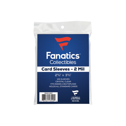 Fanatics (35pt Card) Soft Sleeves - 100 Count