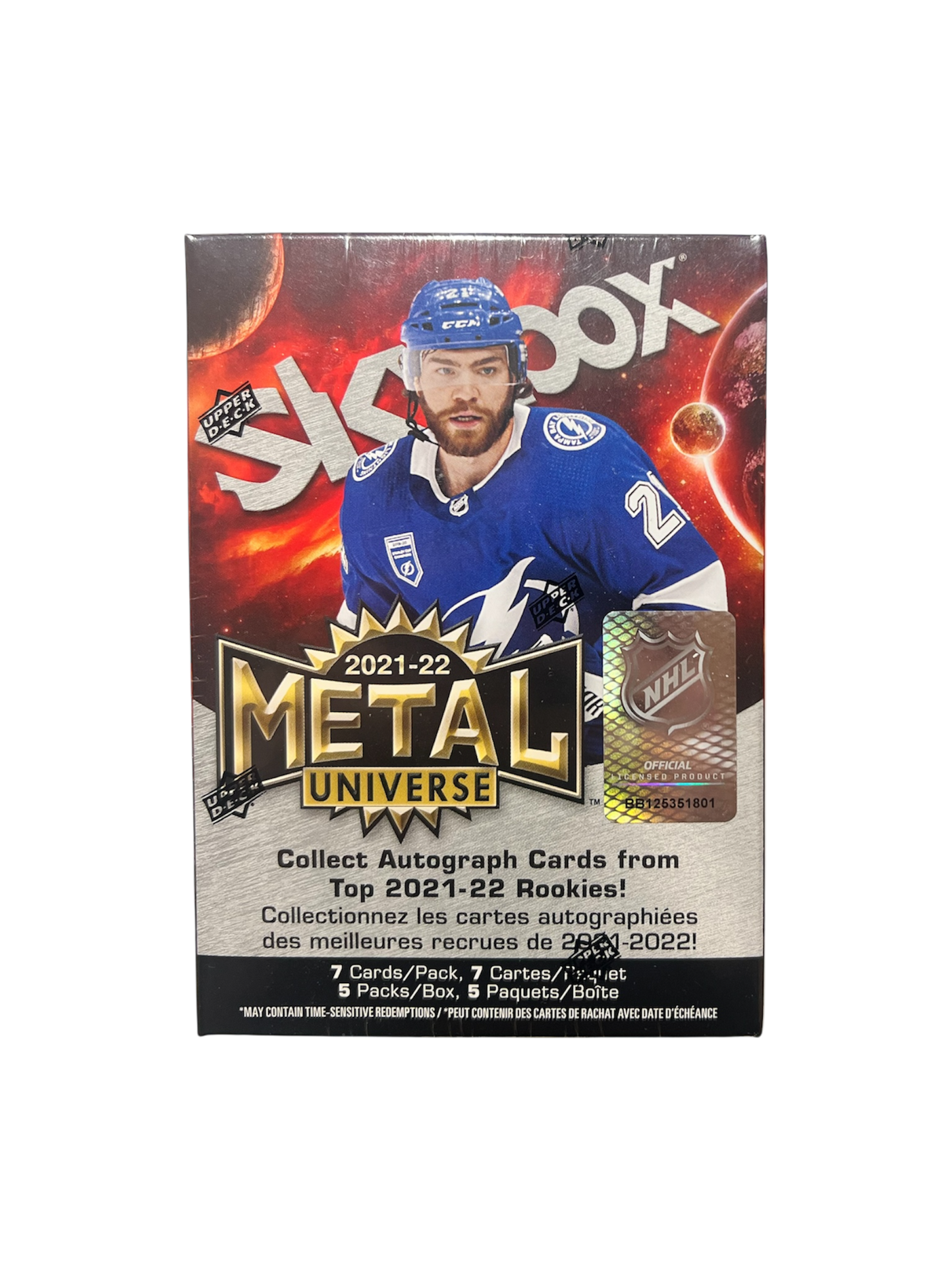 2021-22 Upper Deck Skybox Metal Universe Hockey Blaster Box