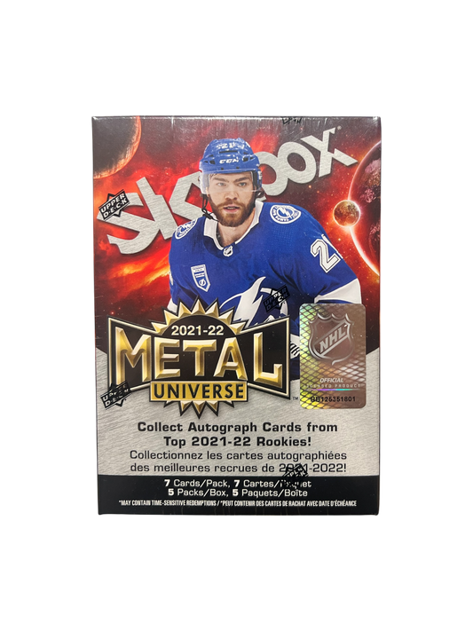 2021-22 Upper Deck Skybox Metal Universe Hockey Blaster Box