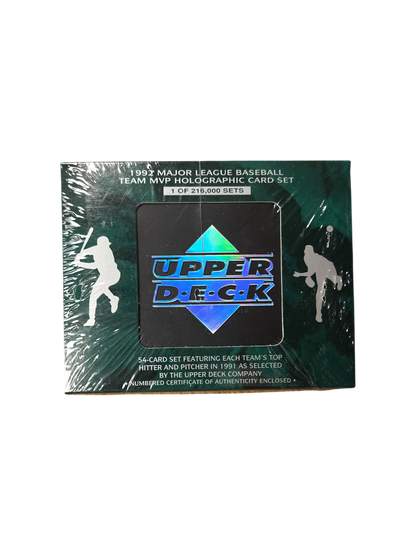1992 Upper Deck MLB Baseball Team MVP Holographic Card Set Box
