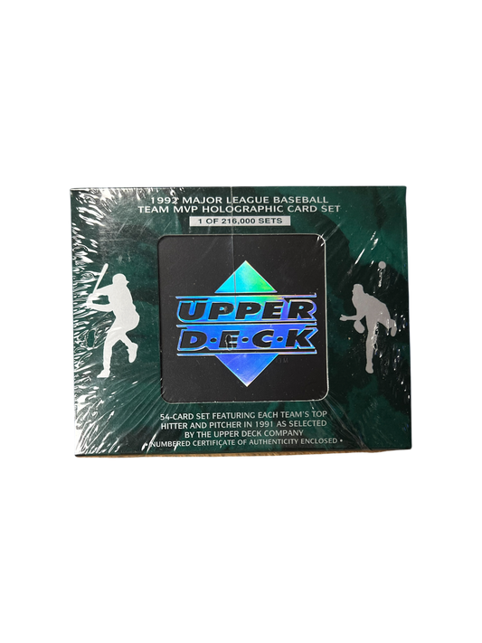 1992 Upper Deck MLB Baseball Team MVP Holographic Card Set Box